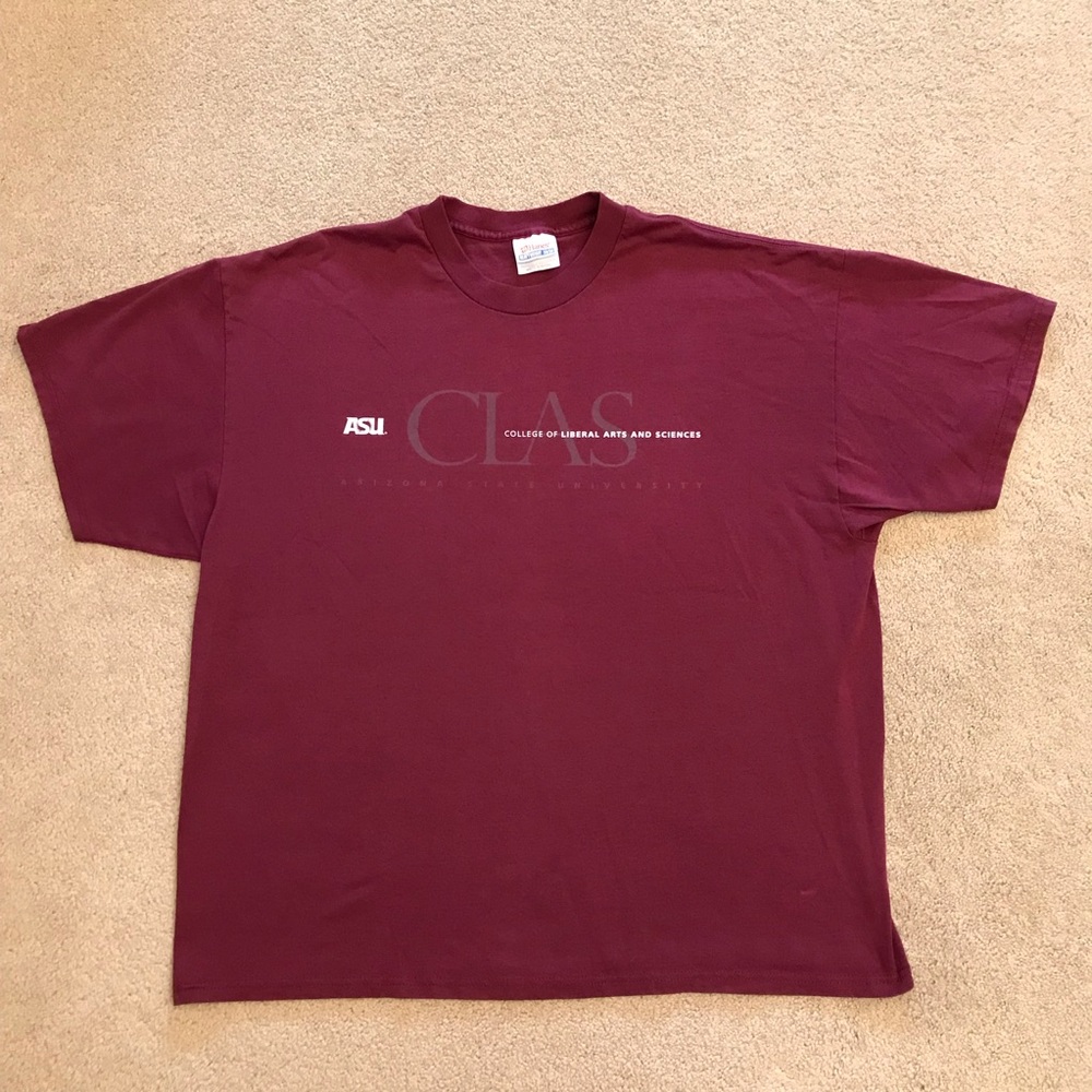 Hanes Arizona State University ASU Graphic Tee Size XL Collegiate Lounge Grunge